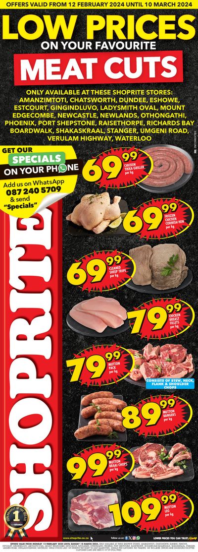 Shoprite In Durban Weekly Specials Catalogues Tiendeo