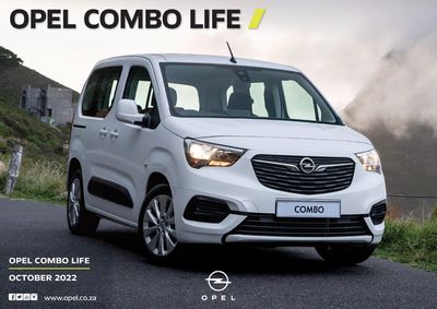 Opel catalogue in Port Elizabeth | Opel - combo life | 2023/08/08 - 2024/08/08