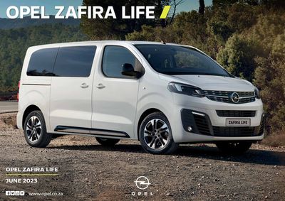 Opel catalogue in Port Elizabeth | Opel - zafira life | 2023/08/08 - 2024/08/08