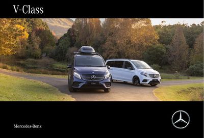 Cars, Motorcycles & Spares offers in Nelspruit | V-Class Brochure in Mercedes-Benz | 2023/09/06 - 2024/09/06