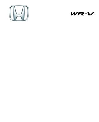Honda catalogue | Honda WR-V | 2023/09/19 - 2024/09/19