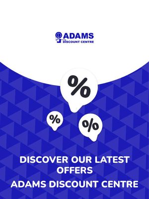 Adams Discount Centre catalogue | Offers Adams Discount Centre | 2023/09/21 - 2024/09/21