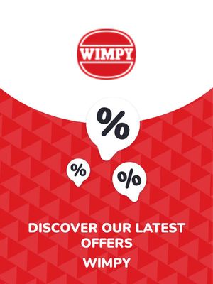 Restaurants offers | Offers Wimpy in Wimpy | 2023/09/22 - 2024/09/22