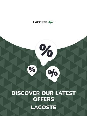Luxury brands offers | Offers Lacoste in Lacoste | 2023/09/22 - 2024/09/22