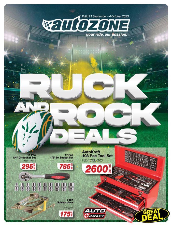 AutoZone Roodepoort Shop 29A, Witpoortjie Shopping Centre, cnr Payne