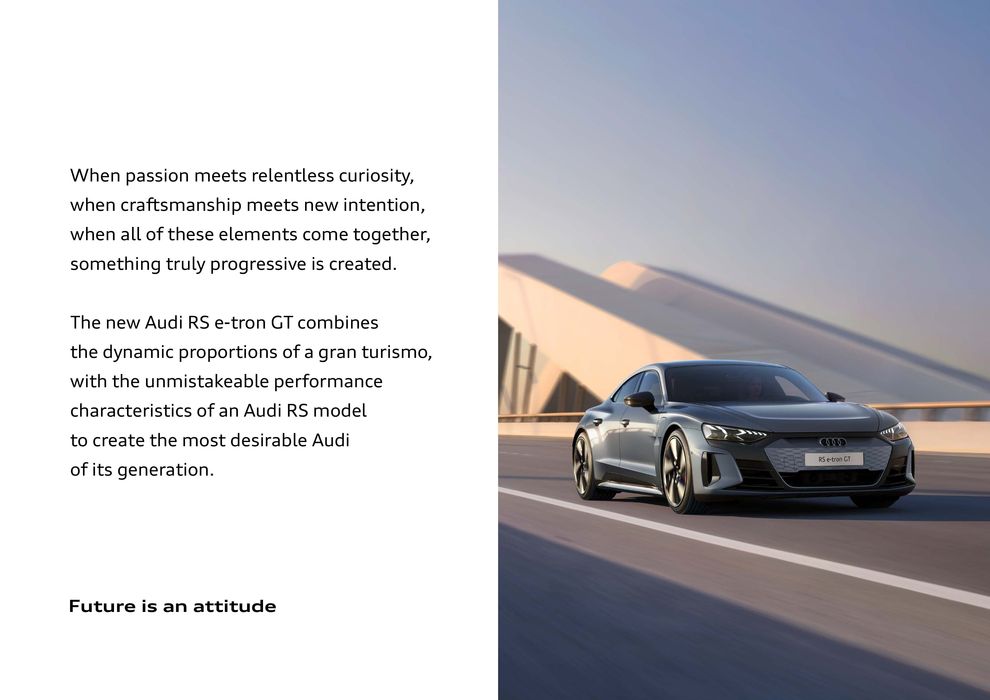 Audi catalogue | Audi e-tron RS GT | 2023/09/28 - 2024/09/28
