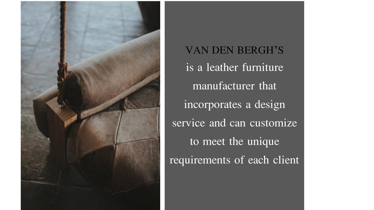 Van den Bergh's catalogue | Exclusive Furniture | 2023/10/24 - 2023/12/31
