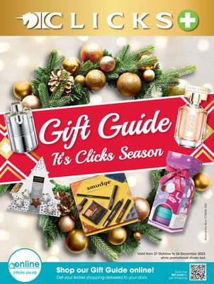 Beauty & Pharmacy offers | Festive Gift Guide 2023 in Clicks | 2023/10/27 - 2023/12/24