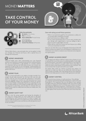 African Bank catalogue | Money Matters - Take Controlo | 2023/10/31 - 2023/12/31