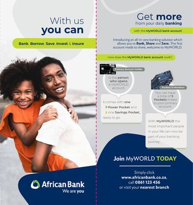 African Bank catalogue | Lowest Banking Fees | 2023/10/31 - 2023/12/31