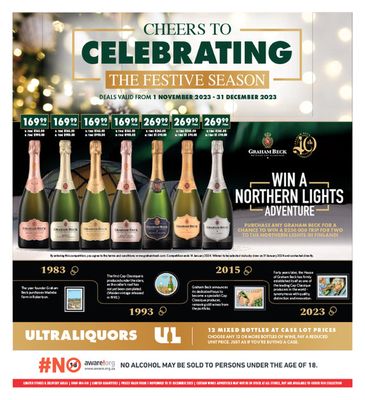 Ultra Liquors catalogue | Celebrating The Festive Season | 2023/11/01 - 2023/12/31