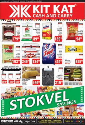 KitKat Cash and Carry catalogue | Stokvel Booklet 2023 | 2023/11/02 - 2023/12/31