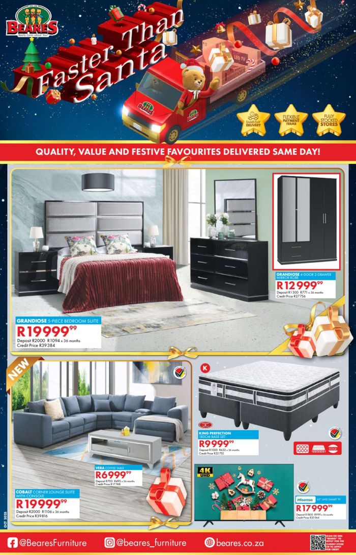 Beares catalogue | Faster Than Santa Offers | 2023/11/06 - 2023/12/02