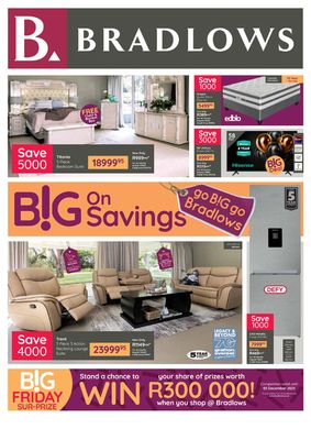 Bradlows catalogue | Big On Savings - Win | 2023/11/06 - 2023/12/03