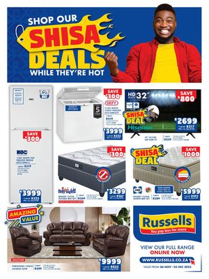 Russells catalogue | SHISA Deals | 2023/11/07 - 2023/12/03
