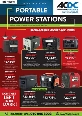 ACDC Express catalogue | Portable Power Stations | 2023/11/07 - 2023/12/31