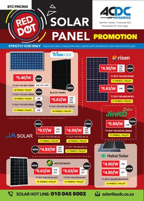 ACDC Express catalogue | Solar Panel Promotion | 2023/11/07 - 2023/12/31
