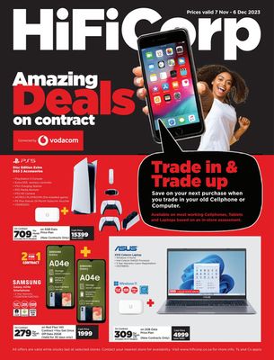 HiFi Corp catalogue | Amazing Deals On Contract | 2023/11/08 - 2023/12/06