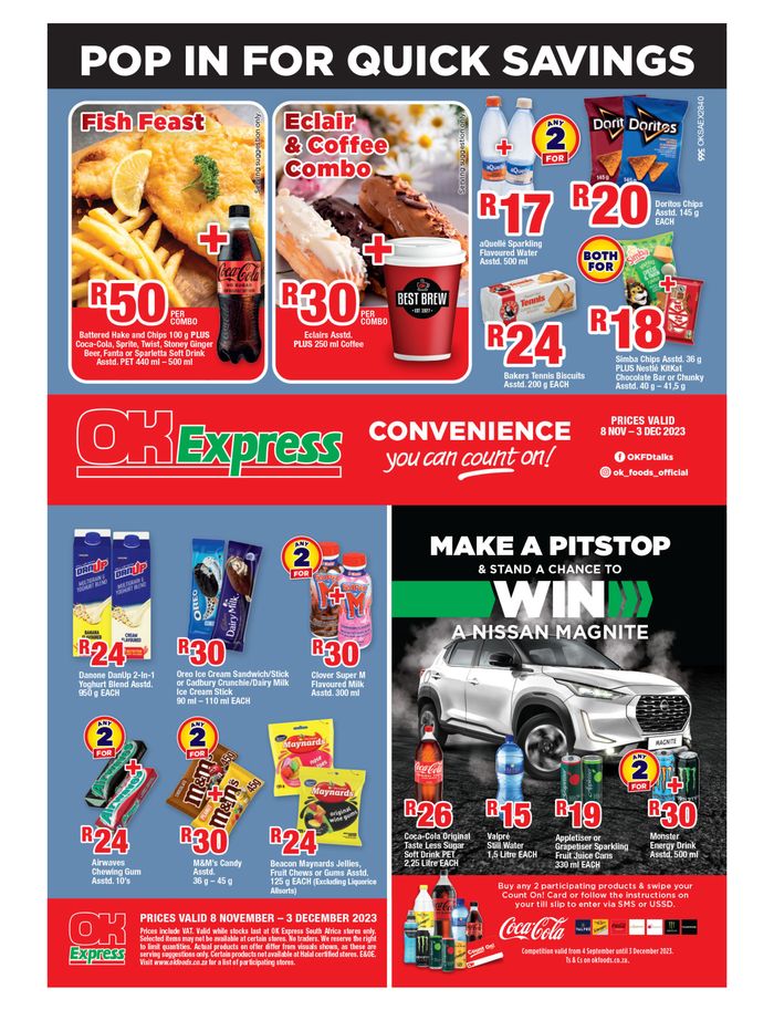 OK Express catalogue | Pop In For Quick Savings | 2023/11/08 - 2023/12/03