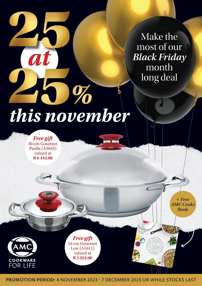 AMC Cookware catalogue | 25 at 25% this november | 2023/11/08 - 2023/12/07