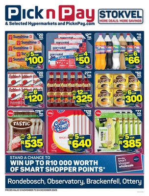 Pick n Pay catalogue | Stokvel More Deals, More Savings | 2023/11/14 - 2023/12/24