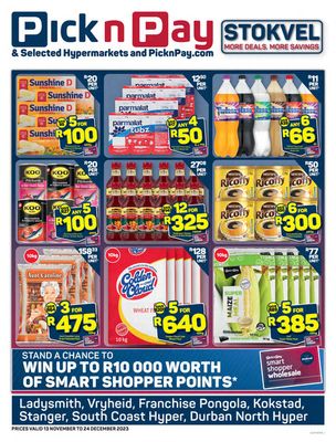 Pick n Pay catalogue in Durban | Stokvel More Deals, More Savings | 2023/11/14 - 2023/12/24