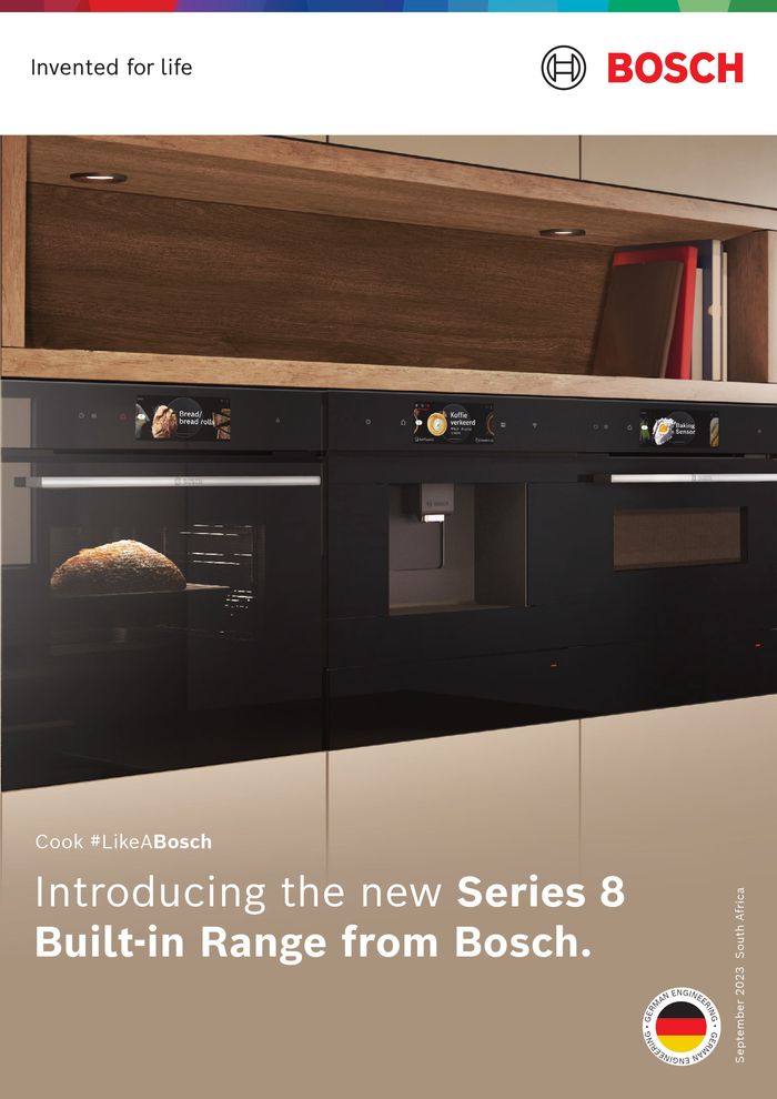 Bosch catalogue | New Series 8 Built-in Range | 2023/11/14 - 2023/12/31