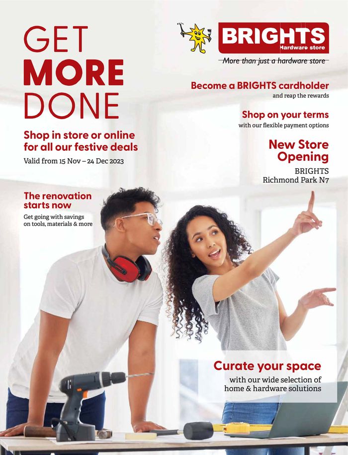 Brights Hardware catalogue | Brights Festive Deals | 2023/11/16 - 2023/12/24