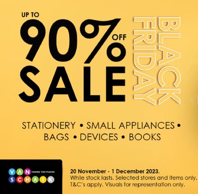 Books & Stationery offers | Up To 90% Sale Black Friday in Van Schaik | 2023/11/20 - 2023/12/01