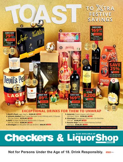 Checkers catalogue | Toast Xtra Festive Savings | 2023/11/22 - 2023/12/10