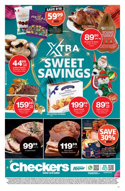 Checkers catalogue | Xtra Sweet Savings | 2023/11/27 - 2023/12/25