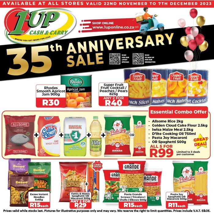 1UP catalogue | 35th Anniversary Sale | 2023/11/27 - 2023/12/07
