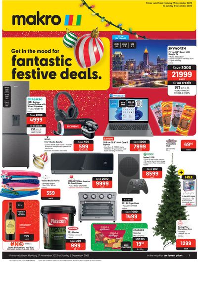 Makro catalogue | Get In The Mood For Fantastic Festive Deals | 2023/11/27 - 2023/12/03