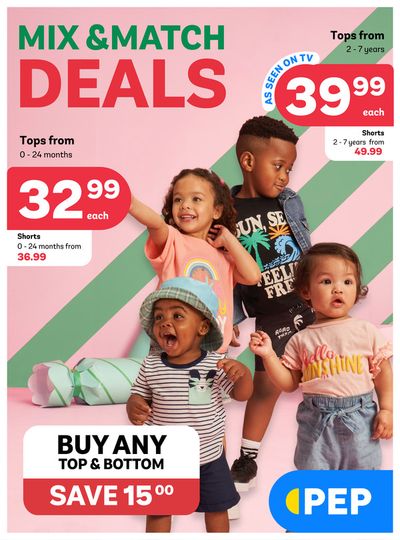 Clothes, Shoes & Accessories offers | Mix & Max deals in PEP | 2023/11/27 - 2023/12/25