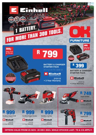 Home & Furniture offers | For More Than 300 Tools in OK Furniture | 2023/12/01 - 2023/12/20