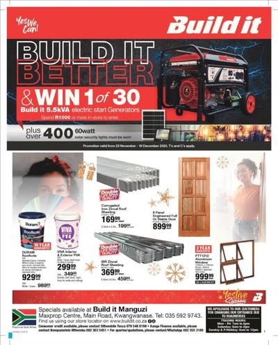 Build It catalogue | Build It Better & Win 1 of 30 | 2023/11/30 - 2023/12/16