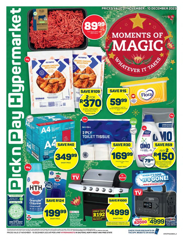 Pick n Pay Hypermarket catalogue | Hyper Mega Days Promotions | 2023/12/01 - 2023/12/10