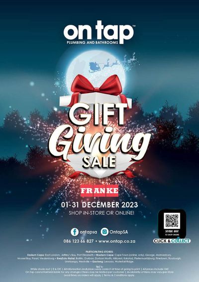 DIY & Garden offers | Gift Giving Sale in ON TAP | 2023/12/01 - 2023/12/31