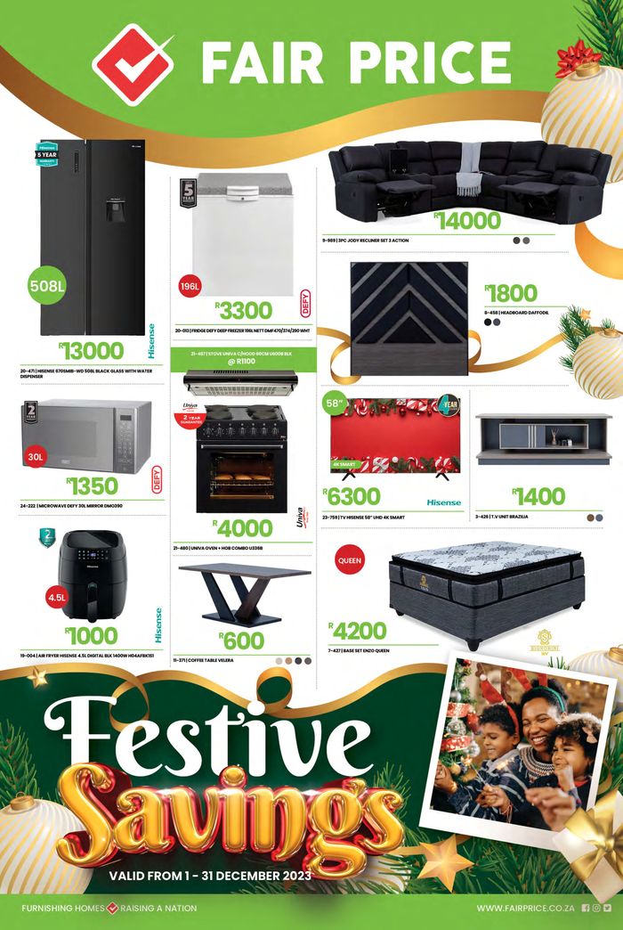 Fair Price catalogue | Festive Savings 2023 | 2023/12/01 - 2023/12/31