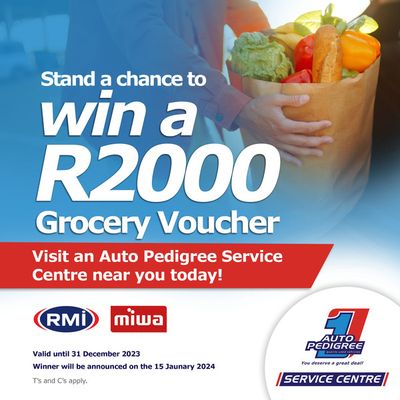 Auto Pedigree catalogue | Win a R2000 Grocery Voucher | 2023/12/04 - 2023/12/31