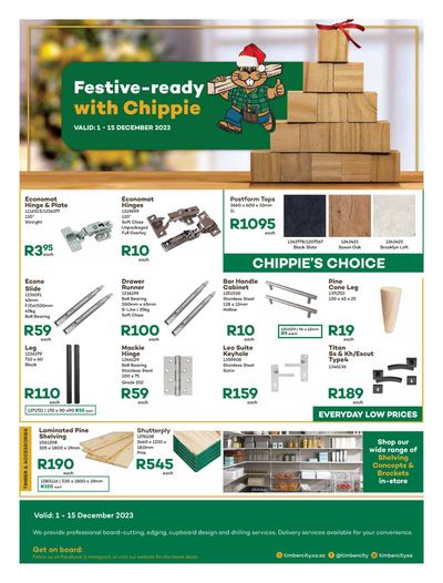 Timbercity catalogue | Festive-ready with Chippie | 2023/12/04 - 2023/12/15