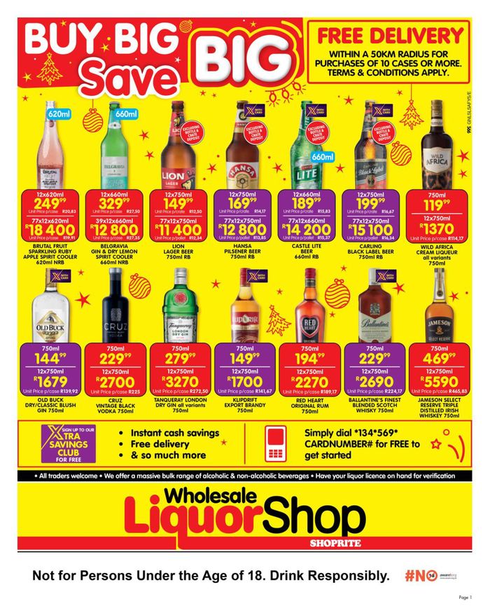 Shoprite Liquor Pretoria Cnr Struben & Lilian Ngoyi Street Trading