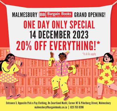Bargain Books catalogue | Special 20% Off Everything | 2023/12/14 - 2023/12/14