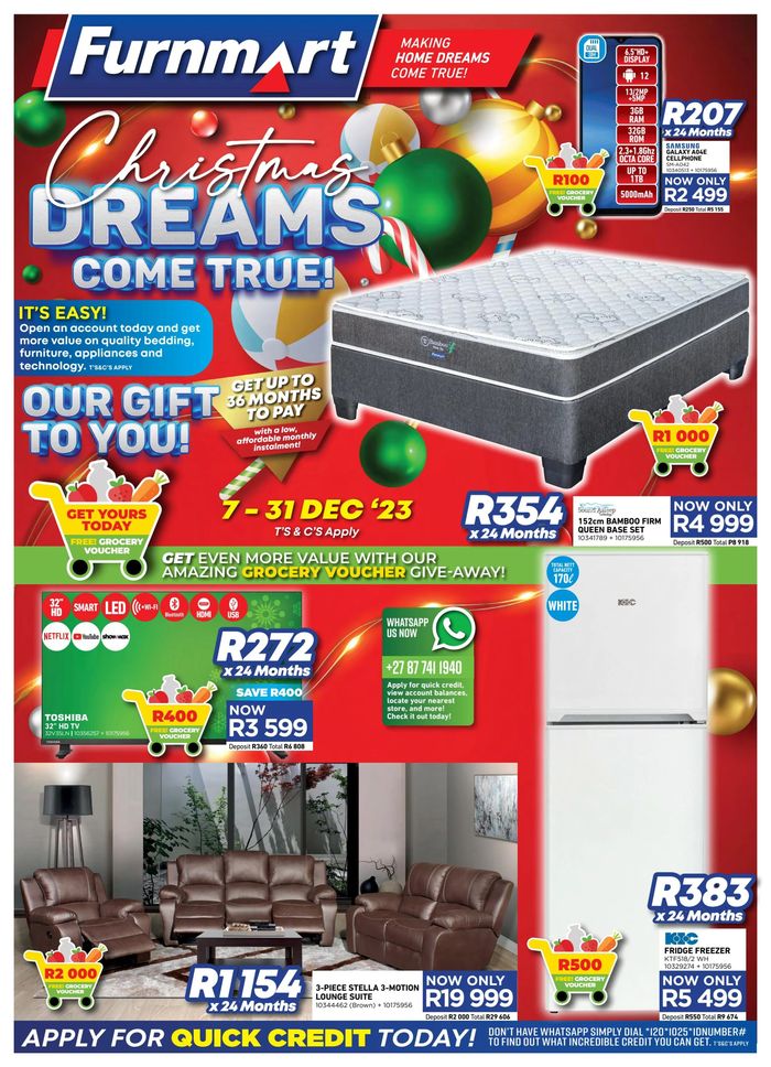 Furnmart in Polokwane Christmas Catalogues & Specials Tiendeo