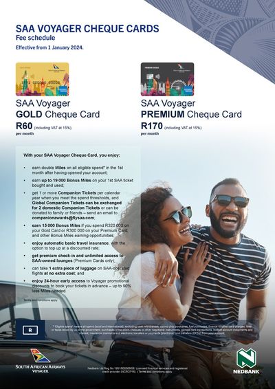 Nedbank catalogue in Johannesburg | SAA Voyager pricing guide 2024 | 2024/01/01 - 2024/12/31