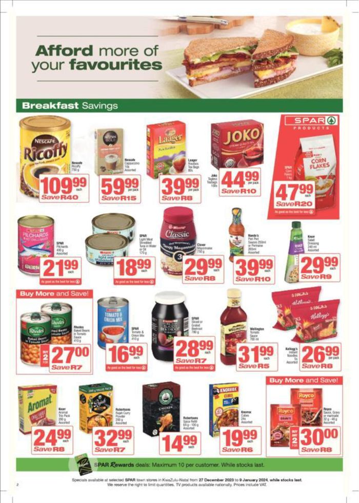 Spar in Durban | Christmas Specials & Catalogues | Tiendeo