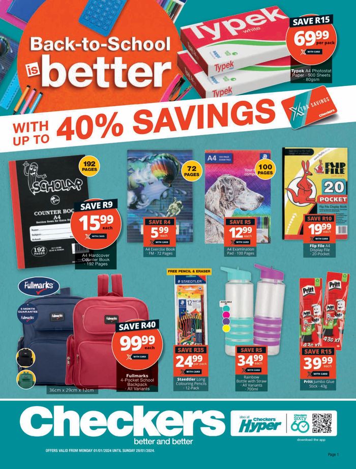 Checkers Hyper in Durban | Back to school Specials & Catalogues | Tiendeo