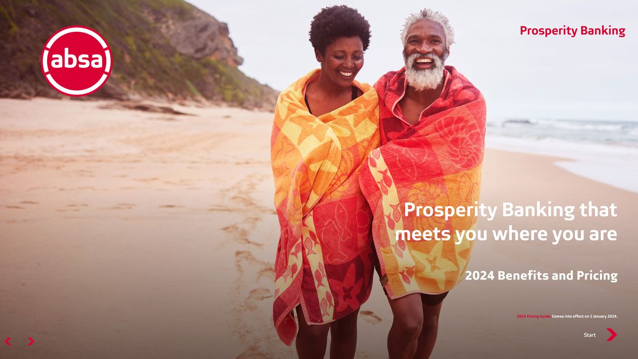 Absa Bank catalogue in Cape Town | Prosperity Account | 2024/01/10 - 2024/12/31