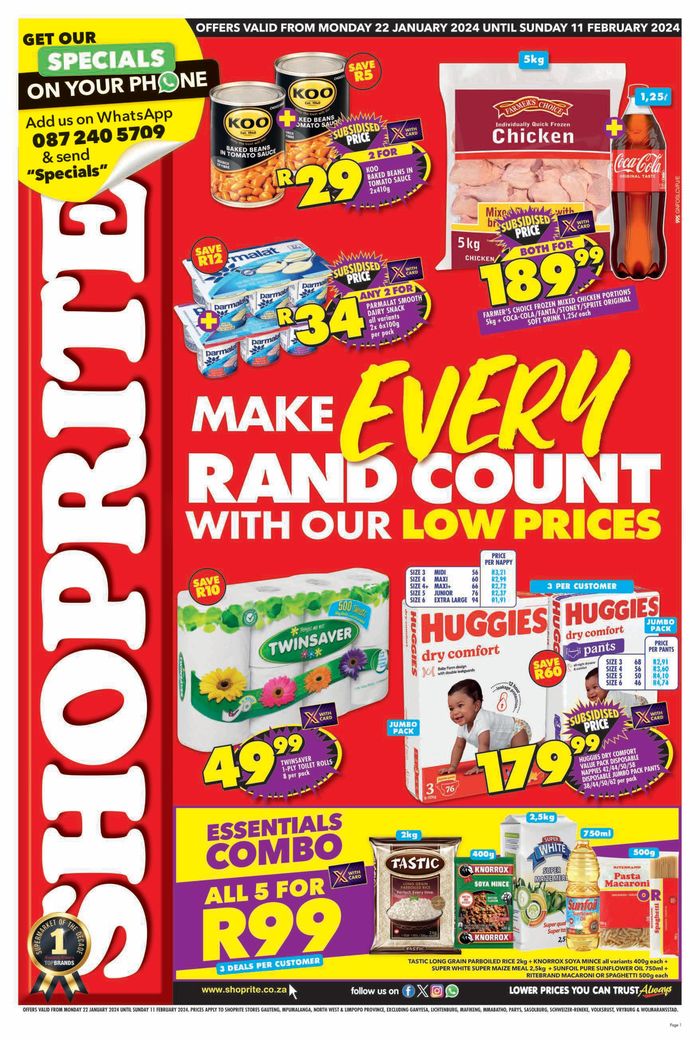 Shoprite In Johannesburg | Valentine's Day Specials & Catalogues | Tiendeo