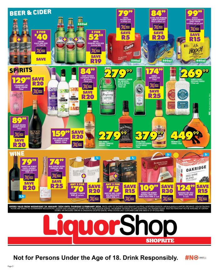 Shoprite Liquor Rustenburg Weekly Specials & Catalogues Tiendeo